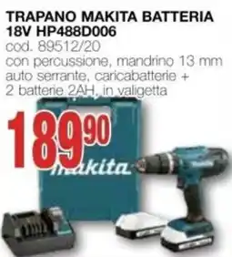 Mondo Brico TRAPANO MAKITA BATTERIA offerta
