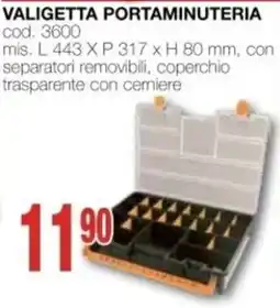 Mondo Brico VALIGETTA PORTAMINUTERIA offerta