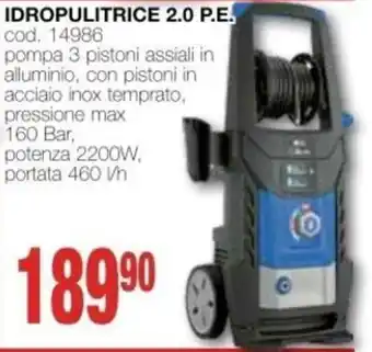 Mondo Brico IDROPULITRICE 2.0 P.E. offerta