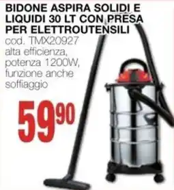 Mondo Brico BIDONE ASPIRA SOLIDI E LIQUIDI offerta