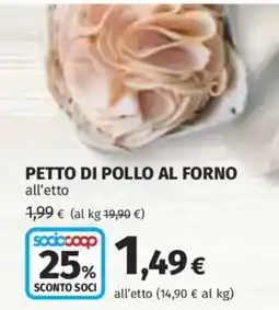Coop Superstore PETTO DI POLLO AL FORNO offerta
