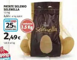 Coop Superstore Patate Selenio Selenella offerta