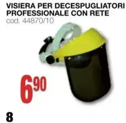 Mondo Brico VISIERA PER DECESPUGLIATORI PROFESSIONALE CON RETE offerta