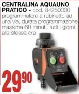 Mondo Brico CENTRALINA AQUAUNO PRATICO offerta