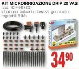 Mondo Brico KIT MICROIRRIGAZIONE DRIP 20 VASI offerta