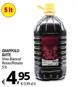 Primo Prezzo GRAPPOLO &VITE Vino Bianco/Rosso/Rosato offerta