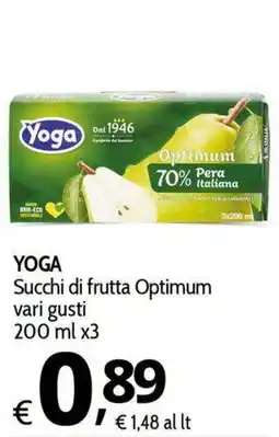 Primo Prezzo YOGA Succhi di frutta Optimum offerta