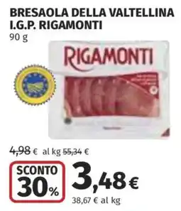 Coop Superstore Bresaola della Valtellina I.G.P. Rigamonti offerta