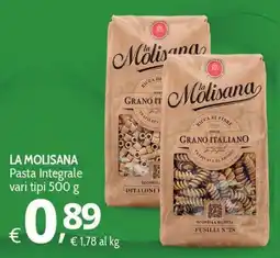 Primo Prezzo LA MOLISANA Pasta Integrale offerta