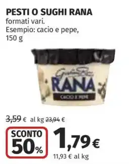 Coop Superstore Pesti o sughi RANA offerta