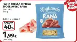 Coop Superstore Pasta fresca ripiena Sfogliavelo Rana offerta