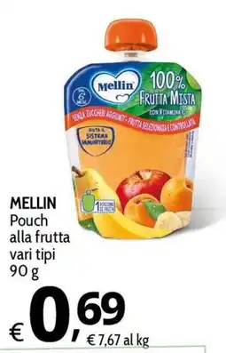 Primo Prezzo MELLIN Pouch alla frutta vari tipi offerta