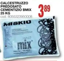 Mondo Brico Calcestruzzo predosato cementizio BMix Miskio offerta