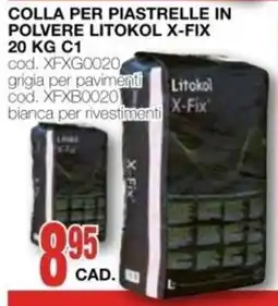 Mondo Brico Colla per piastrelle in polvere Litokol X-Fix offerta