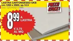 Mondo Brico LASTRA CARTONGESSO GKB offerta