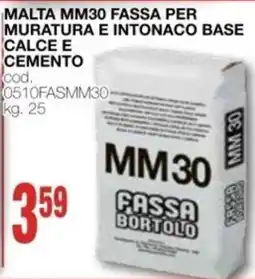 Mondo Brico Malta MM30 Fassa offerta