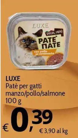 Primo Prezzo LUXE Paté per gatti offerta