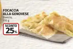Coop Superstore Focaccia alla genovese offerta