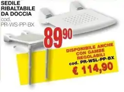 Mondo Brico SEDILE RIBALTABILE DA DOCCIA offerta