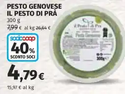 Coop Superstore Pesto Genovese Il Pesto di Prà offerta