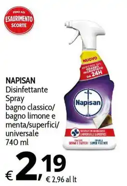 Primo Prezzo Disinfettante Spray Napisan offerta