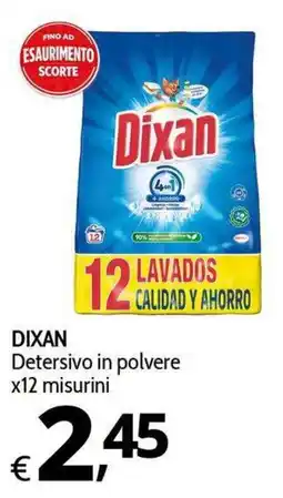 Primo Prezzo DIXAN Detersivo in polvere offerta