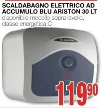 Scaldabagno elettrico ad accumulo Blu Ariston 30 LT