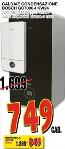 Mondo Brico CALDAIE CONDENSAZIONE BOSCH GC7000-I KW24 offerta