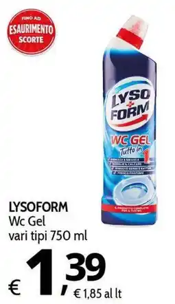 Primo Prezzo LYSOFORM Wc Gel offerta