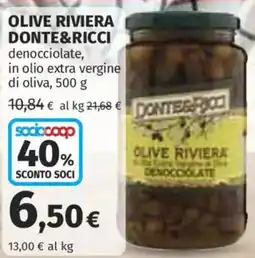 Coop Superstore Olive Riviera Donte&ricci offerta