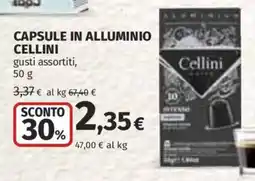 Coop Superstore Capsule in alluminio Cellini offerta