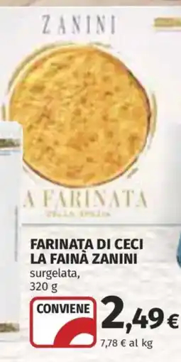 Coop Superstore Farinata di ceci la faina zanini offerta