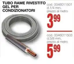 Mondo Brico TUBO RAME RIVESTITO GEL PER CONDIZIONATORI offerta