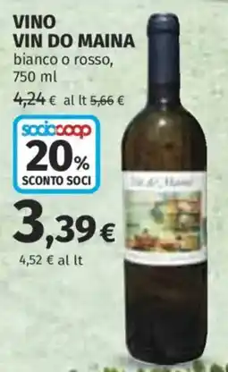 Coop Superstore VINO VIN DO MAINA offerta