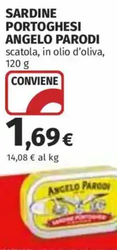 Coop Superstore Sardine portoghesi angelo Parodi offerta