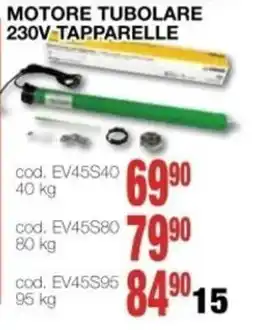 Mondo Brico MOTORE TUBOLARE 230V TAPPARELLE offerta