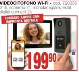 Mondo Brico VIDEOCITOFONO WI-FI extel offerta