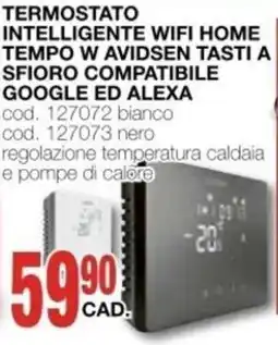 Mondo Brico TERMOSTATO INTELLIGENTE WIFI HOME offerta