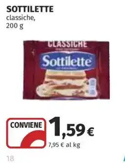 Coop Superstore Sottilette classiche offerta