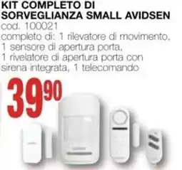 Mondo Brico KIT COMPLETO DI SORVEGLIANZA SMALL AVIDSEN offerta