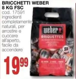 Mondo Brico Bricchetti Weber offerta