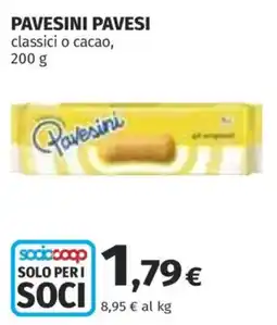 Coop Superstore Pavesini Pavesi offerta