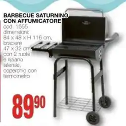 Mondo Brico BARBECUE SATURNINO CON AFFUMICATORE offerta