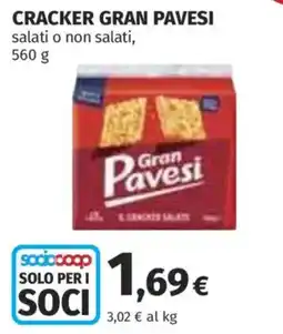 Coop Superstore Cracker Gran Pavesi offerta