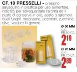 Mondo Brico CF. 10 PRESSELLI - pressino offerta
