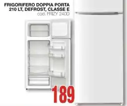 Mondo Brico Frigorifero doppia porta defrost, classe e offerta