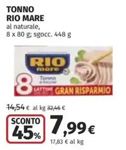 Coop Superstore TONNO RIO MARE offerta