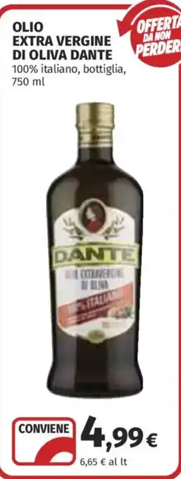 Coop Superstore Olio extra vergine di oliva Dante offerta