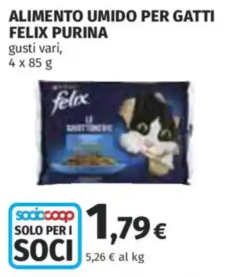 Coop Superstore ALIMENTO UMIDO PER GATTI FELIX PURINA offerta