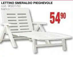 Mondo Brico LETTINO SMERALDO PIEGHEVOLE offerta